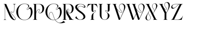 Ola Braga Elegant Serif Font UPPERCASE