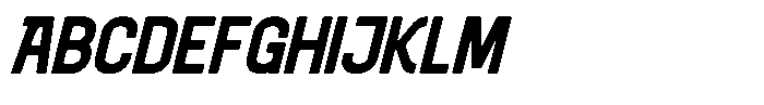 Oladro Churo Italic Font UPPERCASE