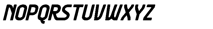 Oladro Churo Italic Font UPPERCASE