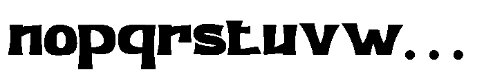 Olana Font LOWERCASE