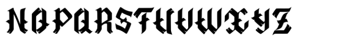 Old Bikers Base Font UPPERCASE