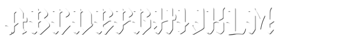 Old Bikers Shadow Font UPPERCASE