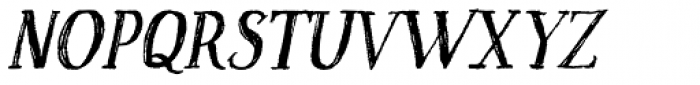 Old Craftsman Italic Font UPPERCASE