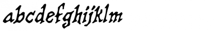 Old Crone BB Italic Font LOWERCASE