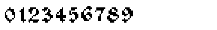 Old English Quadrat Font OTHER CHARS