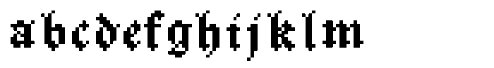 Old English Quadrat FONT