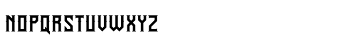 Old Forester Regular Font LOWERCASE