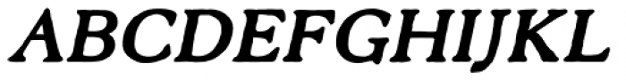 Old Forge Heavy Italic Font UPPERCASE
