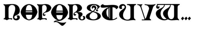 Old Norse Bold Font UPPERCASE