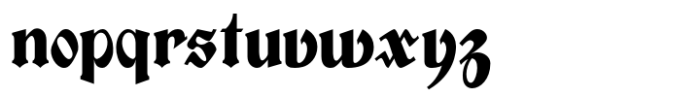 Old Norse Bold Font LOWERCASE