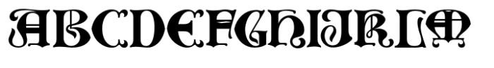 Old Norse Semi Bold Font UPPERCASE