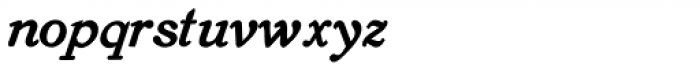 Old Roman Bold Italic Font LOWERCASE