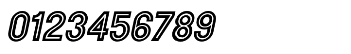 Old Sans Inline JNL Oblique Font OTHER CHARS