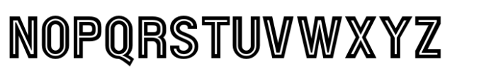 Old Sans Inline JNL Regular Font UPPERCASE