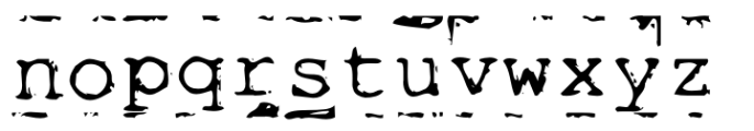 Old Stefan Regular Font LOWERCASE