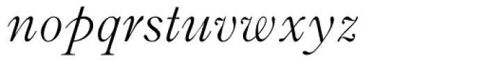 Old Style MT Italic Font LOWERCASE