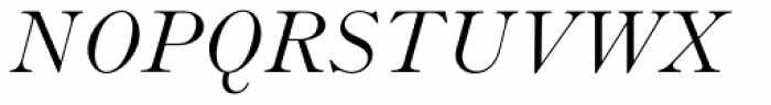 Old Style Std Italic Font UPPERCASE