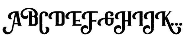 Old Tavern Rough Font UPPERCASE