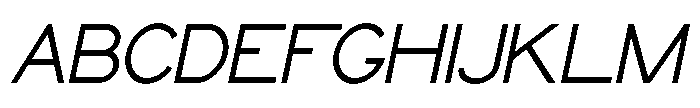 Old Time Sans JNL Oblique Regular Font UPPERCASE