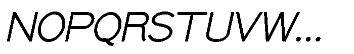 Old Time Sans JNL Oblique Regular Font UPPERCASE