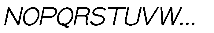 Old Time Sans JNL Oblique Regular Font LOWERCASE