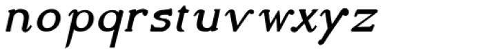 Old Venexia Italic Bold Font LOWERCASE