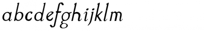 Old Venexia Italic Font LOWERCASE