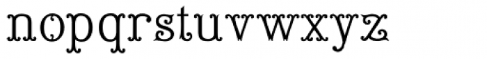 Old Vic Font LOWERCASE