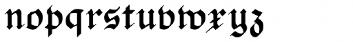 OldHaroldRee Bold Font LOWERCASE