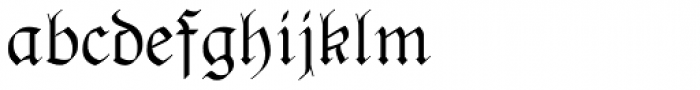 OldHaroldRee Font LOWERCASE