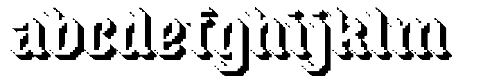 Oldbitz Shadow FONT
