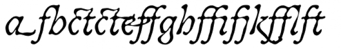 Oldbook Alt Italic Font LOWERCASE