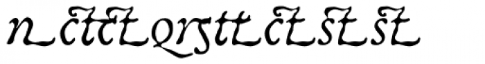 Oldbook Alt Italic Font LOWERCASE