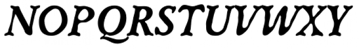 Oldbook Bold Italic Font UPPERCASE