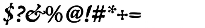 Oldbook OS ITCTT Bold Italic Font OTHER CHARS