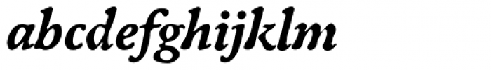 Oldbook OS ITCTT Bold Italic Font LOWERCASE