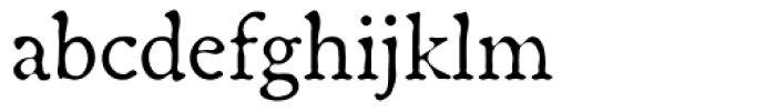 Oldbook OS Font LOWERCASE