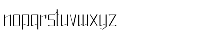 Oldcester Light Font LOWERCASE