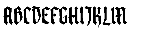 Olde Soul Font UPPERCASE