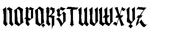 Olde Soul Font UPPERCASE