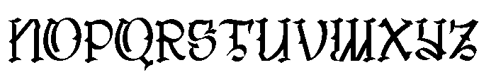 Olden Stones Regular Font UPPERCASE