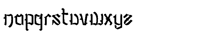 Olden Stones Regular Font LOWERCASE