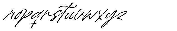 Oldpen Sunday Italic Font LOWERCASE