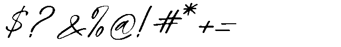 Oldpen Sunday Regular Font OTHER CHARS