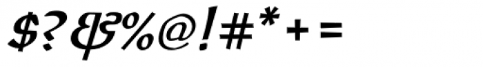Oldrichium Demi Italic Font OTHER CHARS