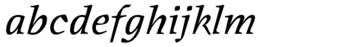 Oldrichium Italic Font LOWERCASE