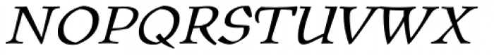Oldrichium Light Italic Font UPPERCASE