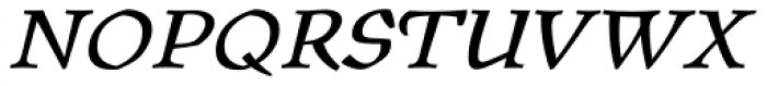 Oldrichium Pro Italic Font UPPERCASE