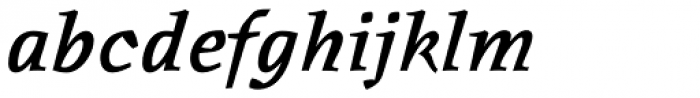 Oldrichium Std Demi Italic Font LOWERCASE
