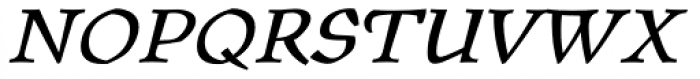 Oldrichium Std Italic Font UPPERCASE